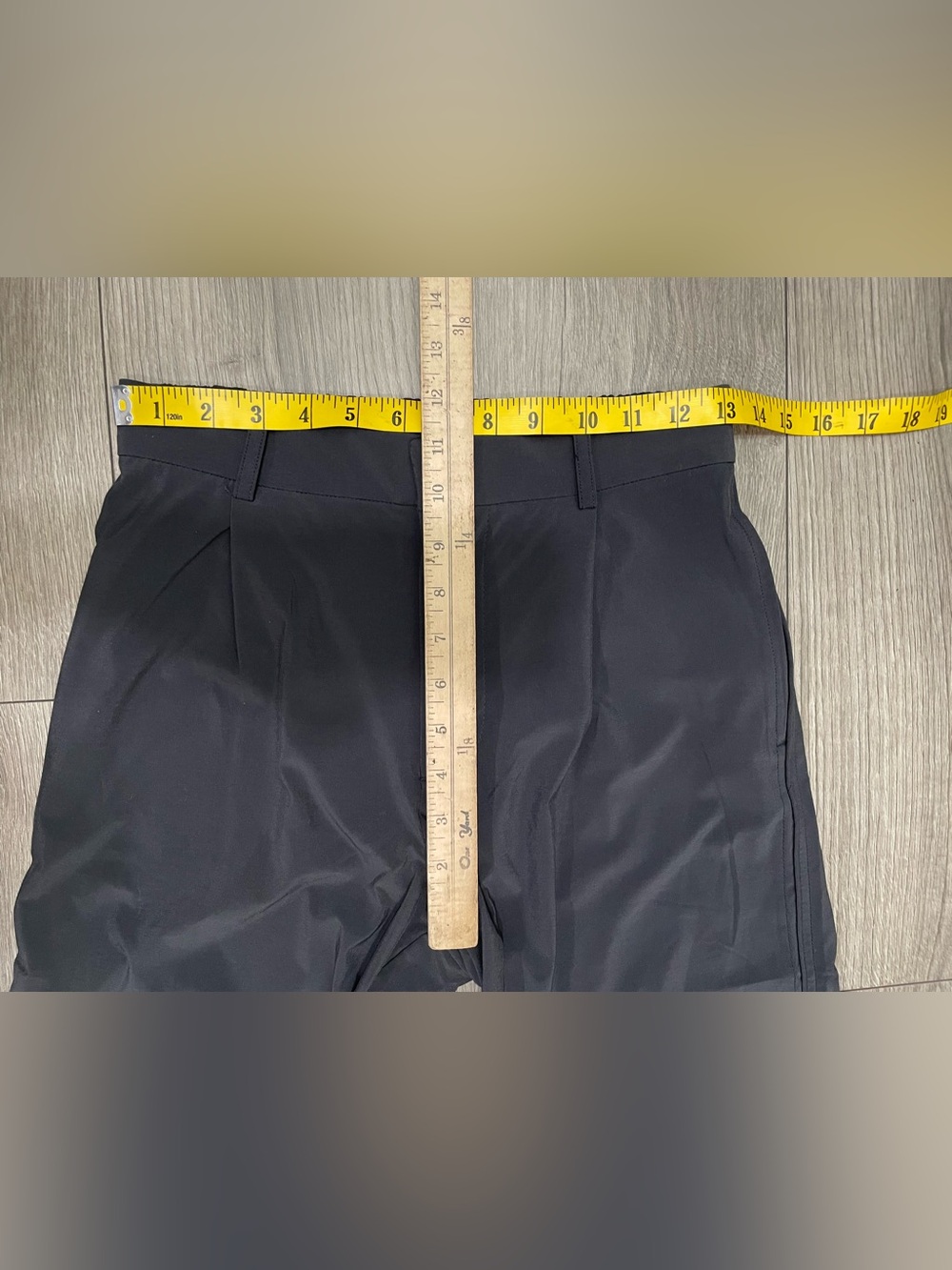 Vuori Villa Trouser Wide-Leg Pants Dark Charcoal Size Small - Picture 4 of 9